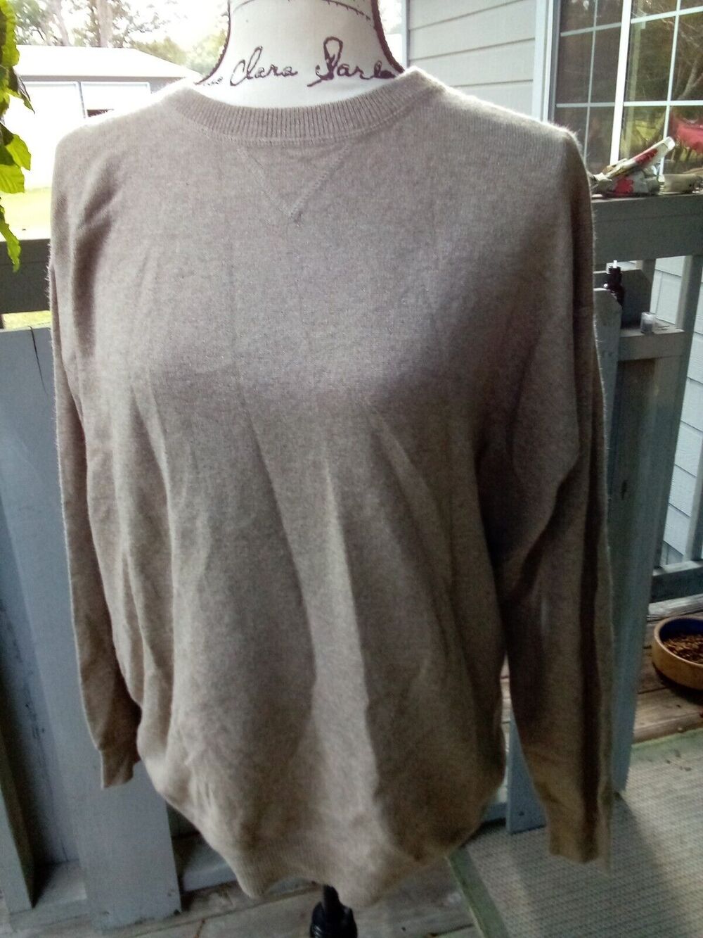 Mark,Fore, And Strike Women's Cashmere Beige ML Sweater